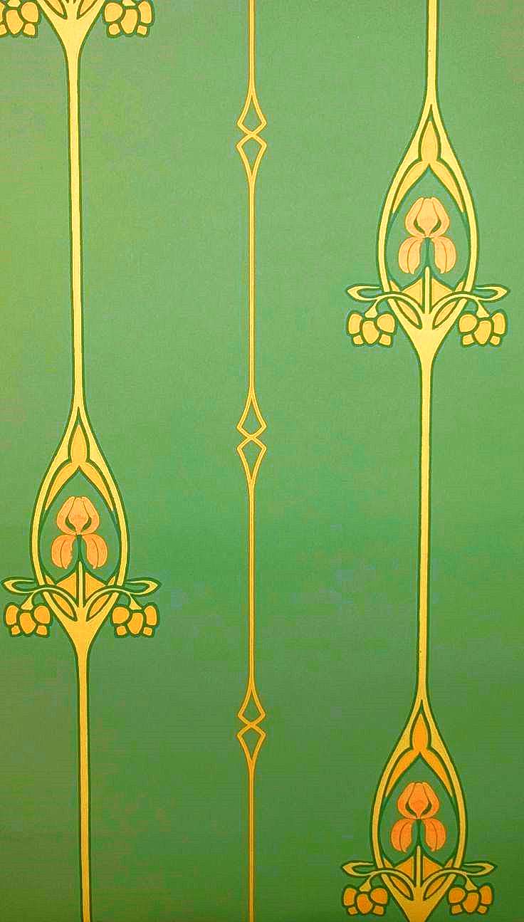 Jugendstil Tapete - Raumausstatter Vock